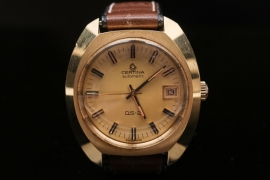 Certina - DS-2 with gold double case "NOS"