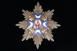 Serbia - Order of St. Sava Grand Cross Breast Star, 1st type