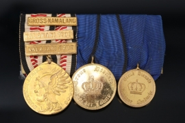 Medal Bar of a South West Africa Veteran - Kalahari 1907/08