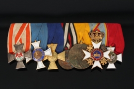 Medal bar from Lieutenant Colonel Freiherr von und zu Weichs an der Glonn