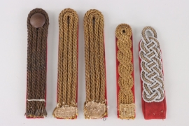 SA Insignia grouping of shoulder boards for Obere Führung
