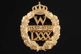 Prussia - Commemorative Badge for the 80th birthday of Wilhelm II.
