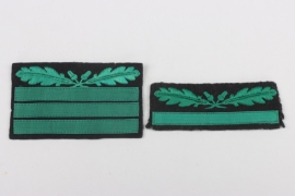Heer/Waffen-SS rank sleeve badges for camo uniforms