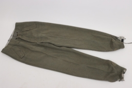 Heer grey assault gunner's trousers - 1944