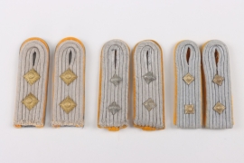 Heer 3 pairs of Shoulder Boards for a Rittmeister of Kavallerie or Aufklärungstruppe