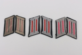 Heer collar tabs for officers of the Panzertruppe and Artillerie