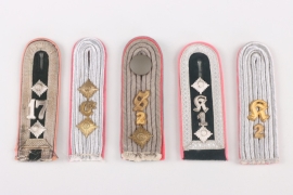 Heer grouping of single shoulder boards of Panzertruppe