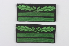 2 x Waffen-SS rank insignia for camo clothing - Obersturmführer