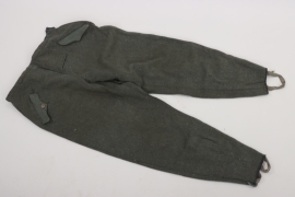 Civil trousers worn  by a Wehrmacht soldier