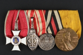 Medal bar of a Hessian Franco-Prussian War Hero