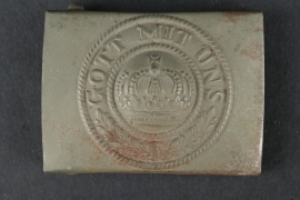 Prussia - WW1 fielgrey buckle "Gott mit uns" (EM/NCO)