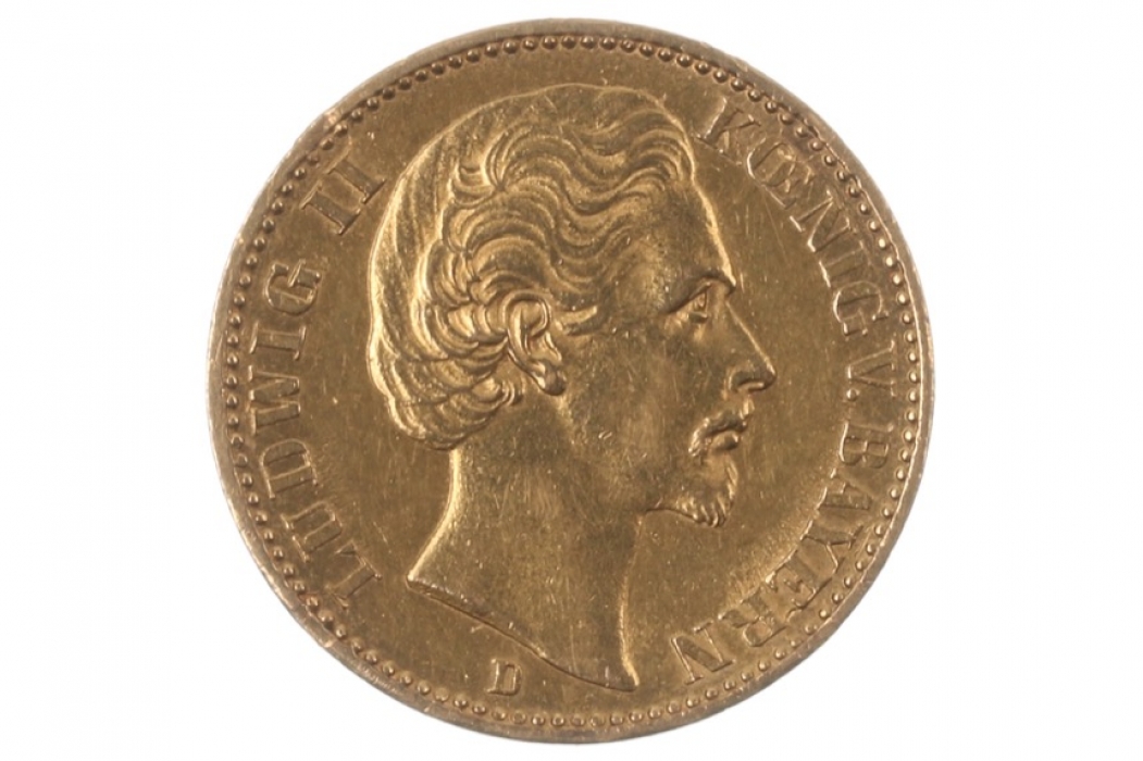 20 MARK 1872 D - LUDWIG II (BAVARIA) 