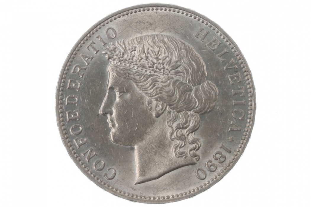 5 FRANKEN 1890 B (SWITZERLAND)