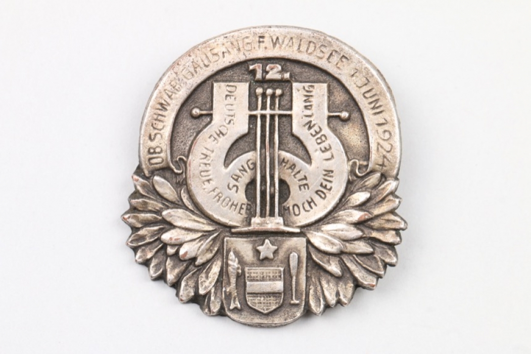 Abzeichen 1924 Musik und Gesang Verein WALDSEE