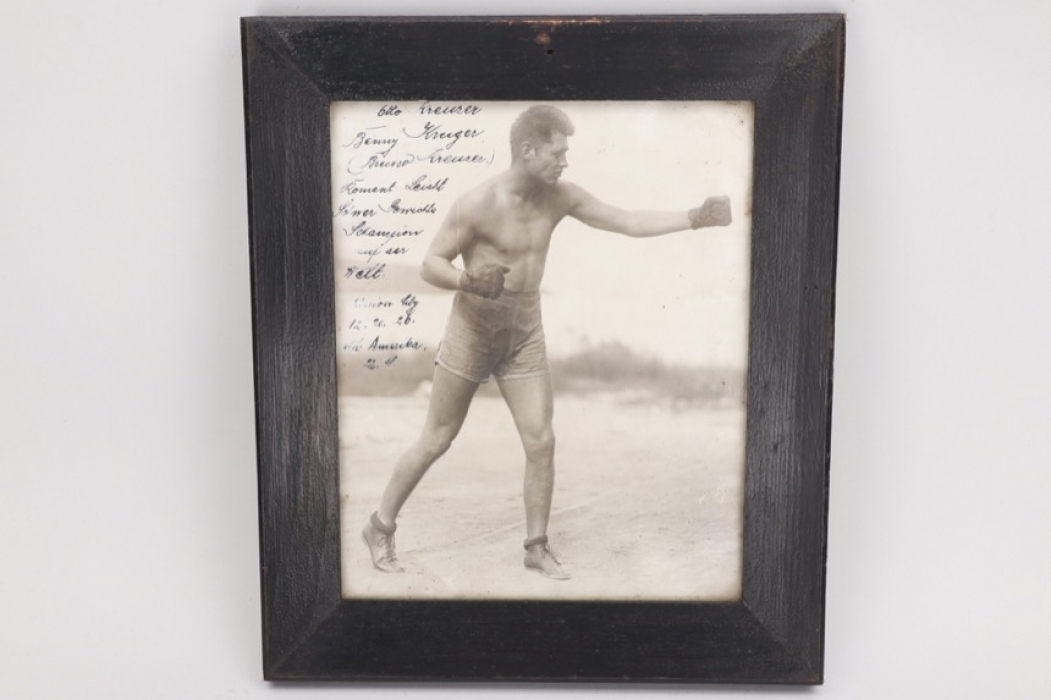 Jack Dempsey - photograph with personal dedication