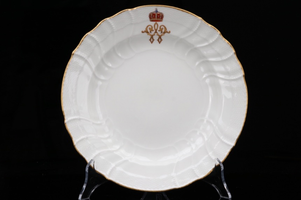 Imperial Kaiser Wilhelm porcelain soup plate