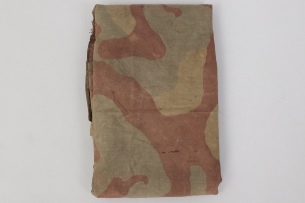 Heer/Waffen-SS WWII camo Zeltbahn with "express" tag - Italian pattern