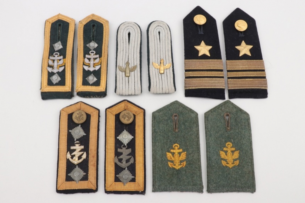 Kriegsmarine 5 pairs shoulder boards