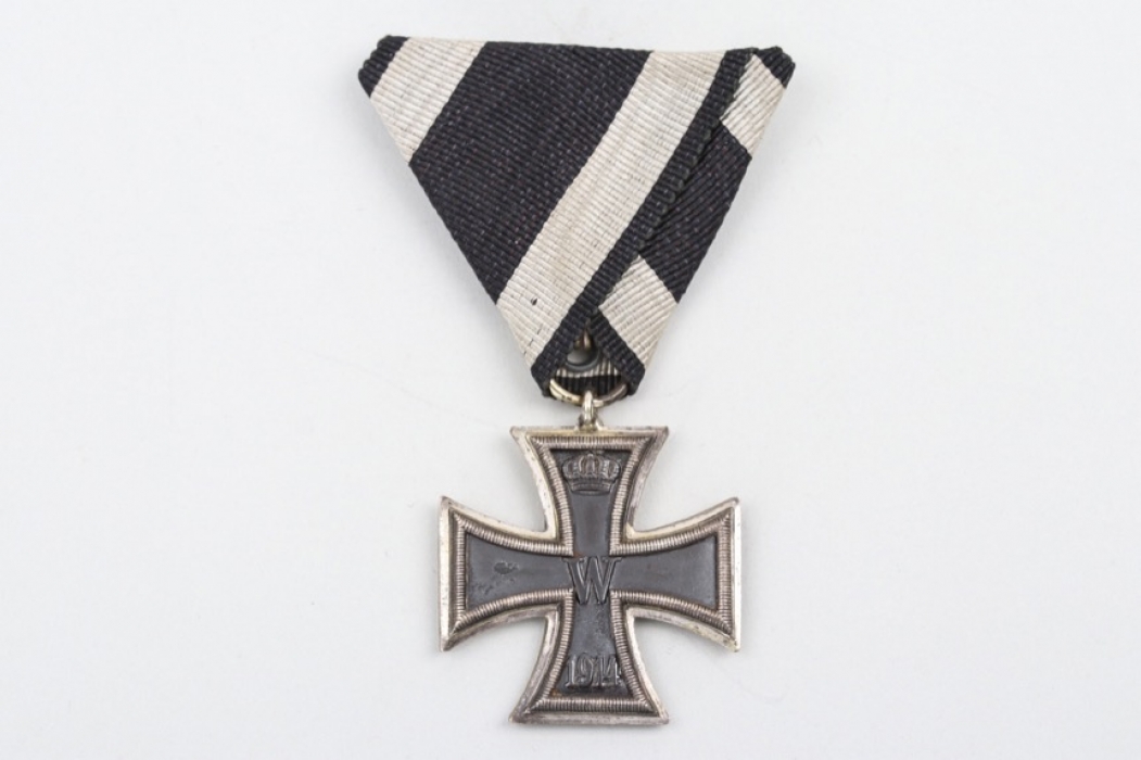 1914 Iron Cross 2nd Class on triangular ribbon - "Prinzengröße"