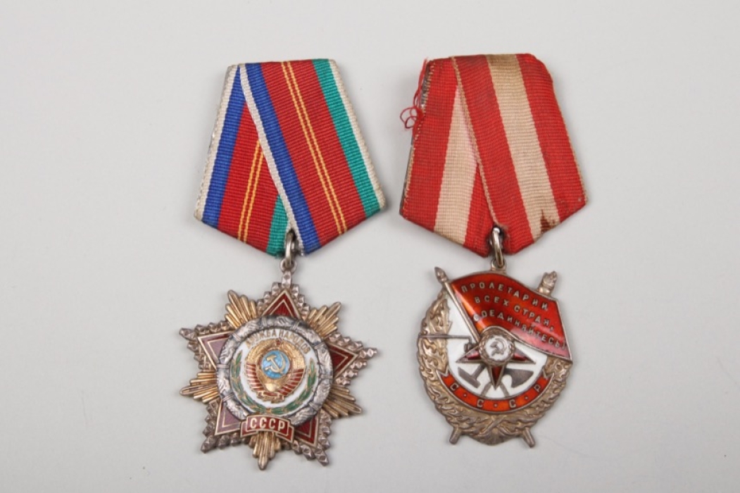 Russia - Order of Friendship of Peoples & Order of the Red Banner