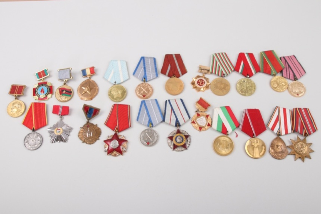 Russia - lot of medals & decorations