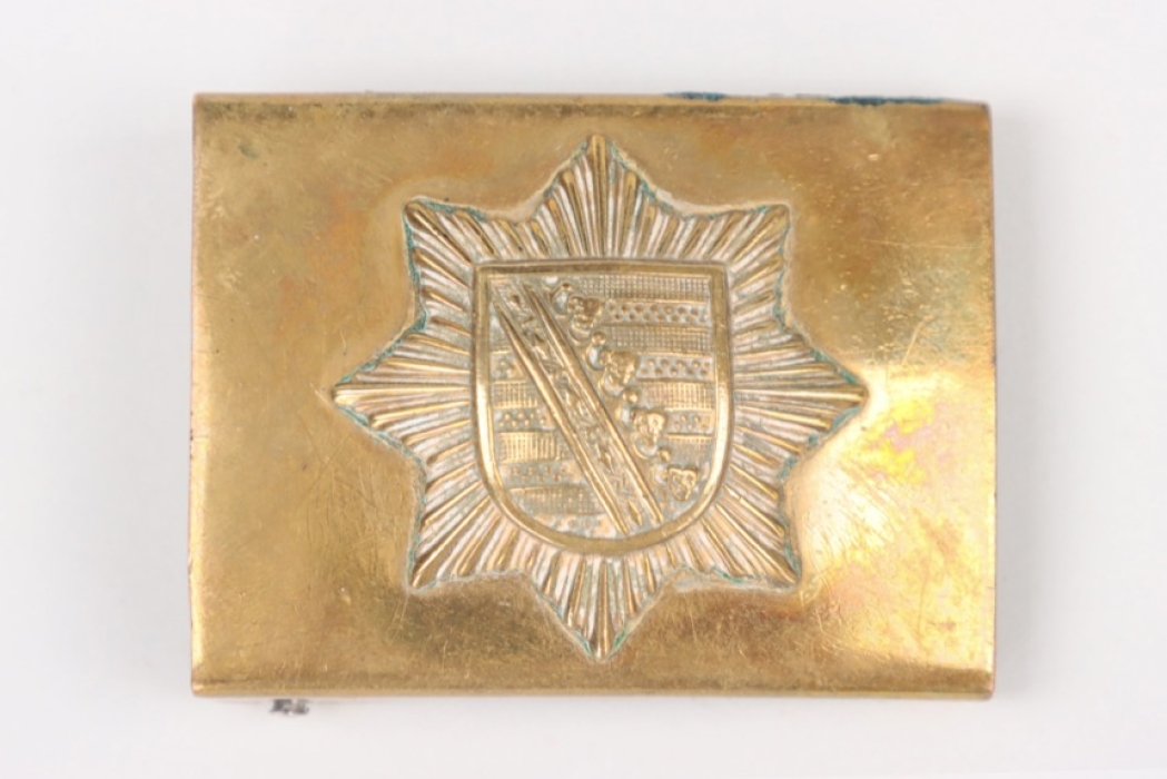 Saxony - municipal police belt buckle (1919-1936)