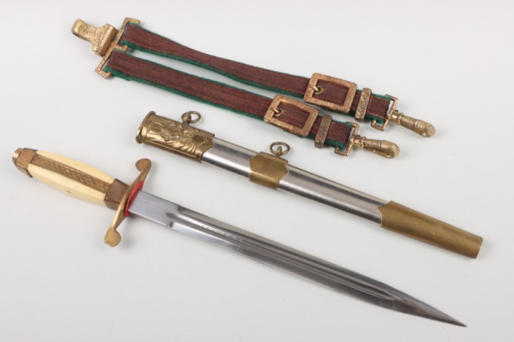 Bulgarian army officer's dagger M1951 with GDR hangers