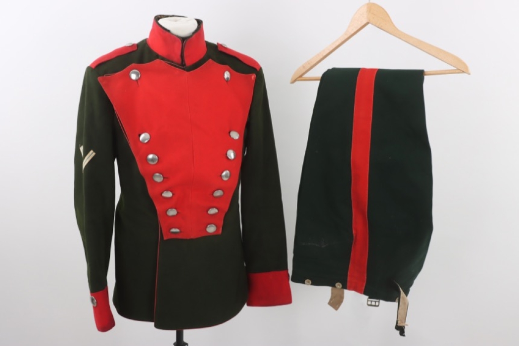 Bavaria - Tunic and trousers for an EM of the 4th Chevaulegers Regiment