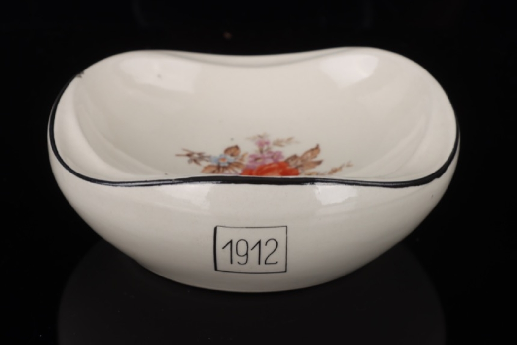 Poland - porcelain bowl with floral decoration from 1912