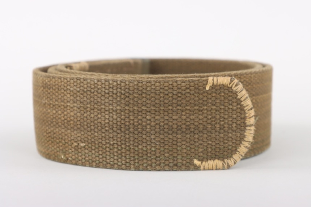 Heer tropical webbing belt (Nachlass Südfrontkämpfer) - mint