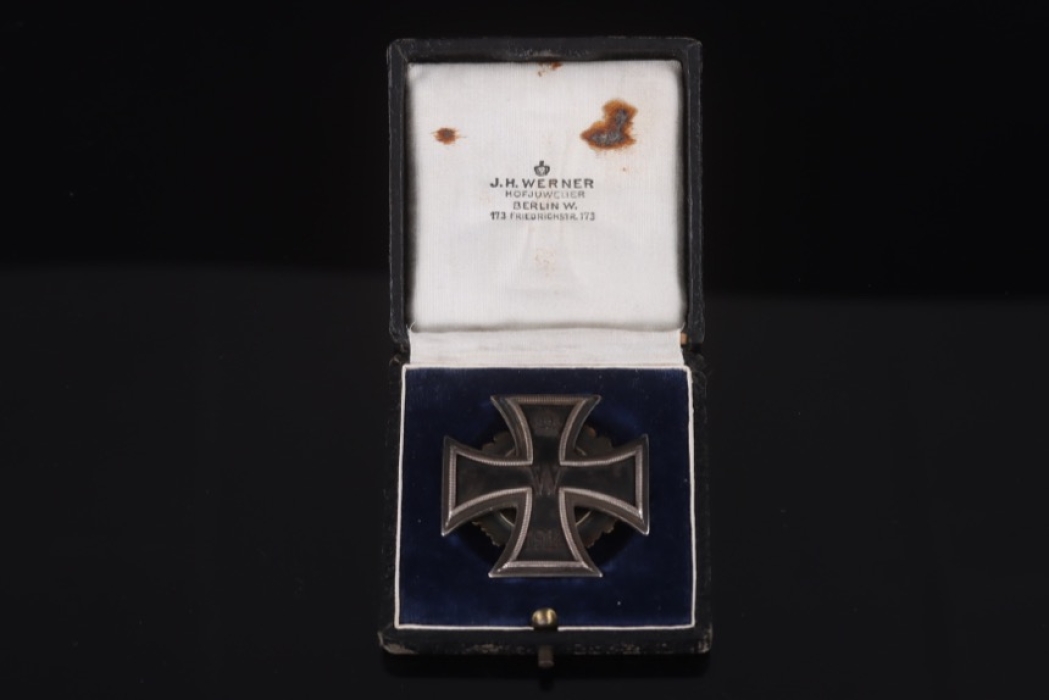 1914 Iron Cross 1st Class by J.H. Werner, Screwback