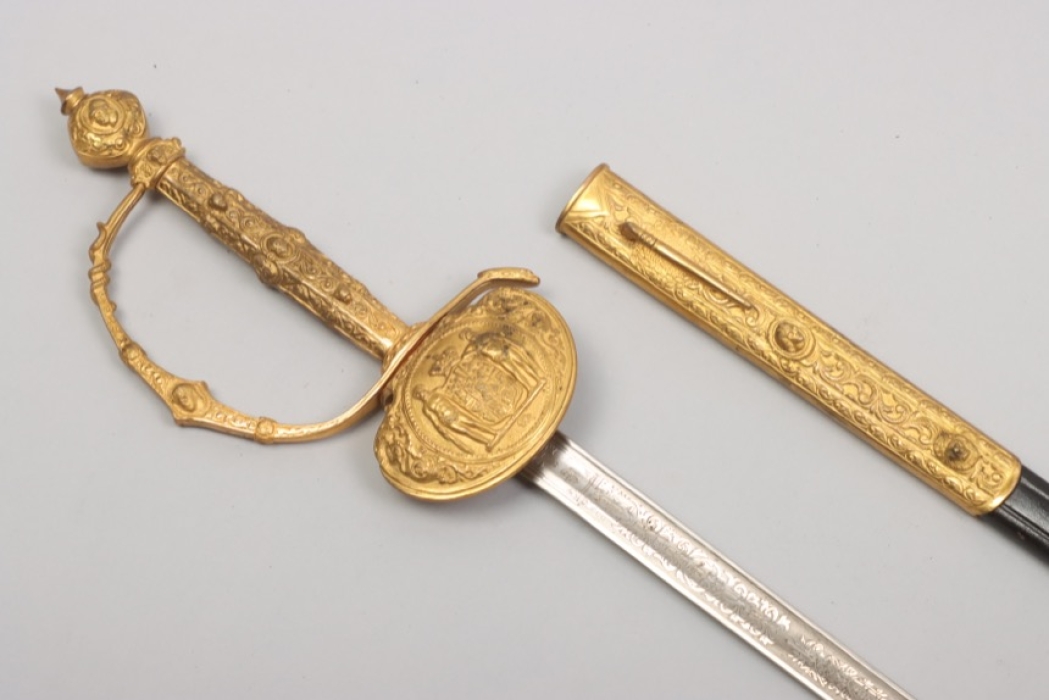 Denmark – Civil Servant's Sword, C. L. Seifert & Nørgaard, Copenhagen