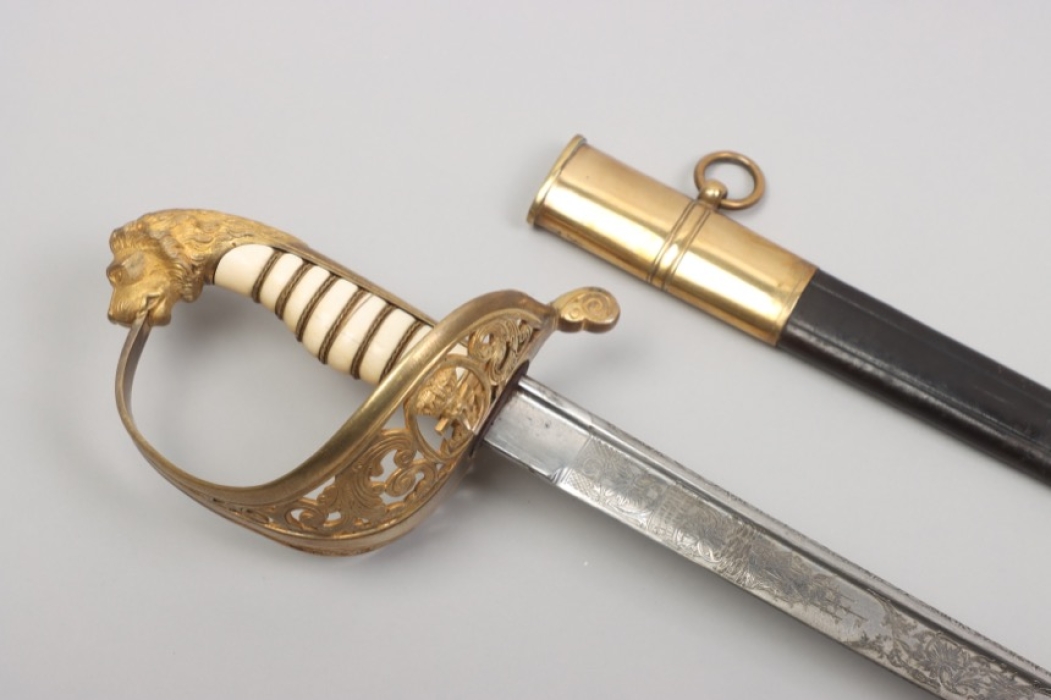 Netherlands – Dutch Navy Officer's Saber, circa 1900