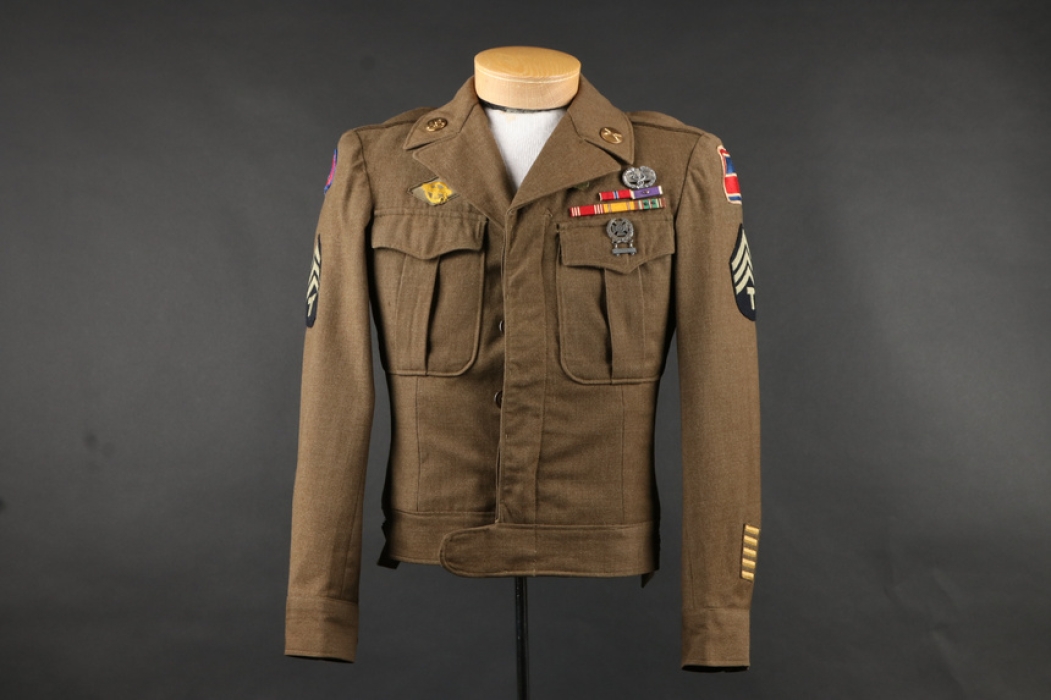 USA - US 69th Infantry Ike Jacket - 3rd Army