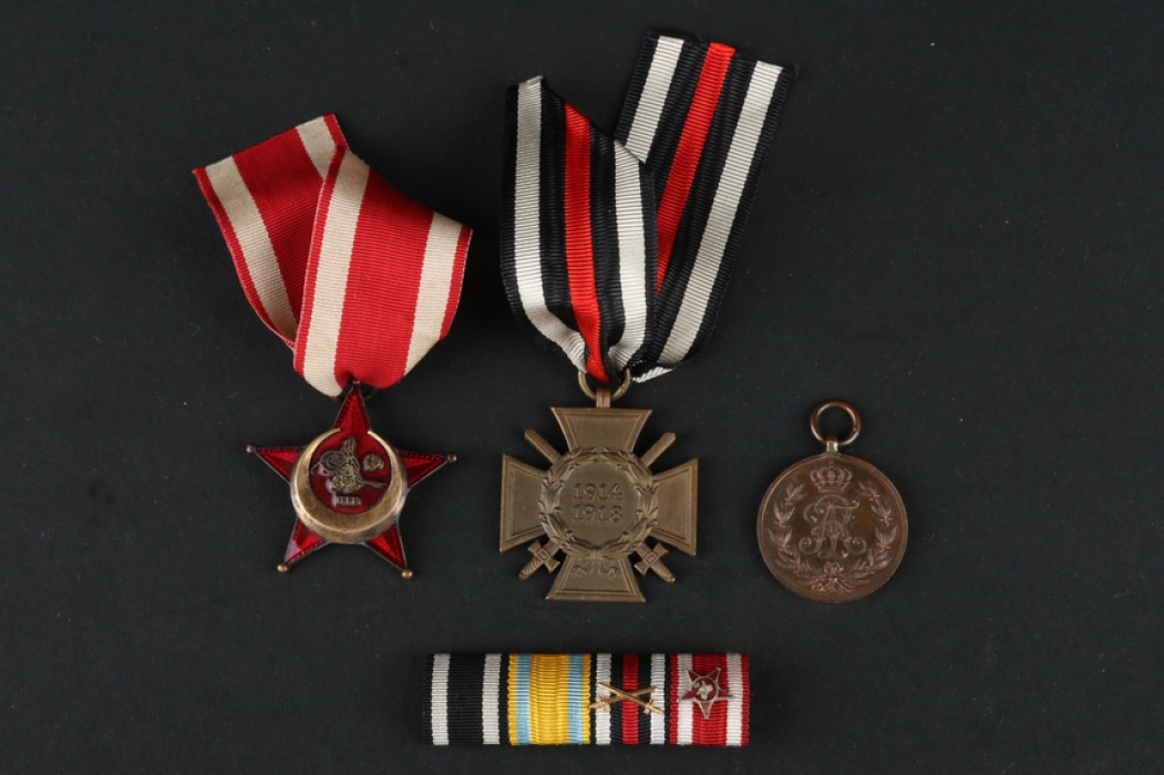 Navy Medal grouping with rare Iron Half Moon