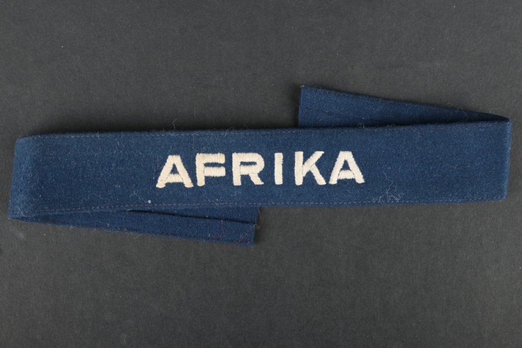 Cuffband "AFRIKA" for Luftwaffe