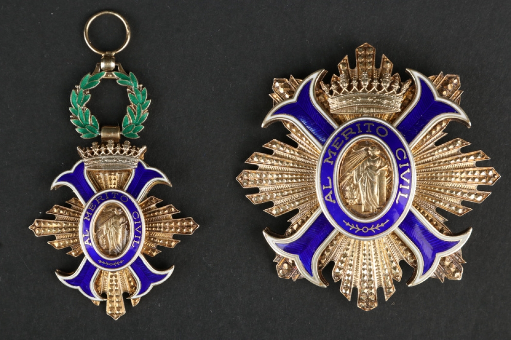 Spain - Civil Merit Order Grand Cross set