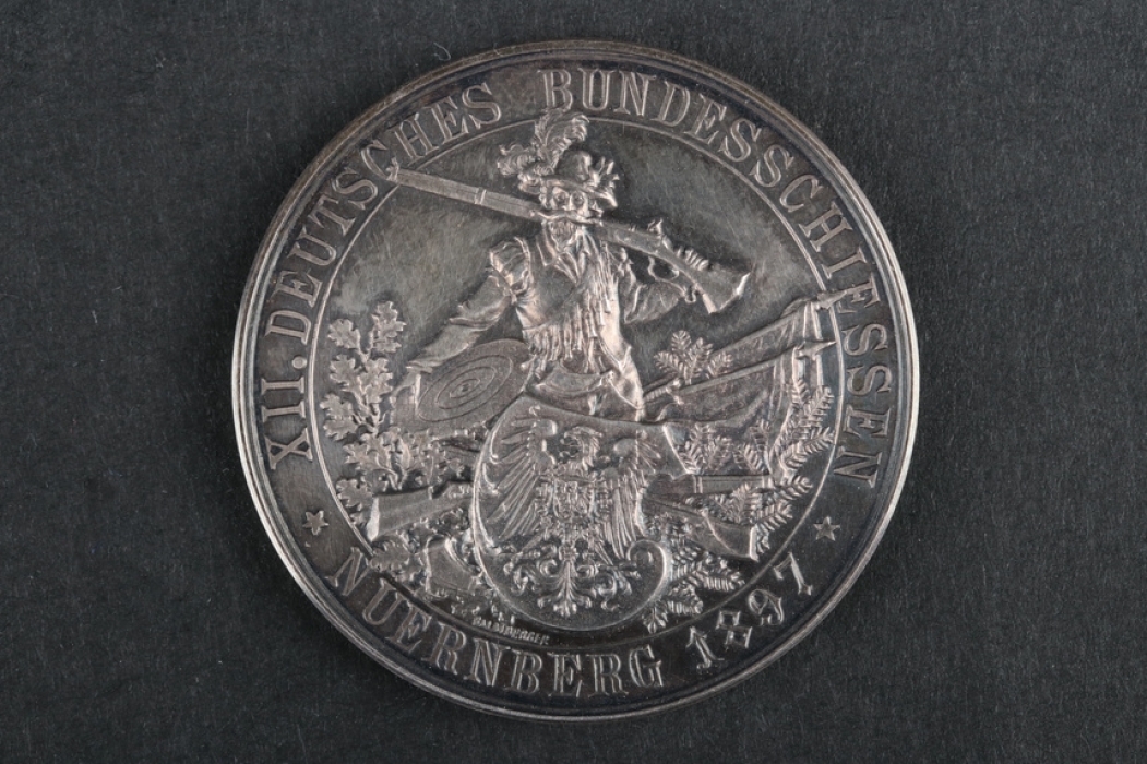 Silver medal on the XII German Shooting Competitions in Nuermberg 1897