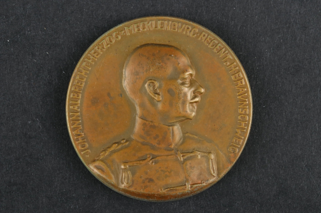 Brunswick - Medal on the regency of Johann Albrecht von Mecklenburg-Schwerin, 1907-1913