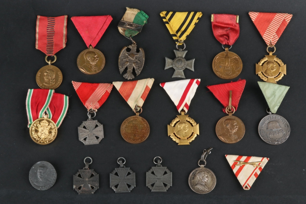 Lot of medals - mostly Austrian