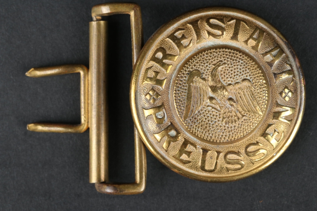 Free State of Prussian Water protection police buckle "Gott mit uns" (officers)