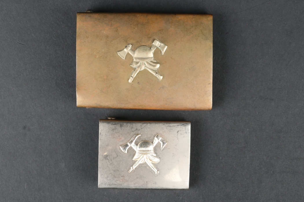 Feuerschutzpolizei 2 size buckles (EM/NCO)