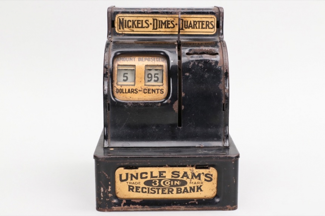 Antike Spardose "Uncle Sam's Register Bank"