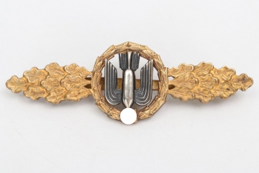 Squadron Clasp for Kampfflieger in gold - tombak