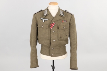 German Splinter Camo Tunic . Heer four pocket tunic