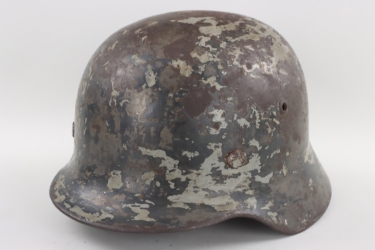 Heer M35 helmet with winter cammo - ET64
