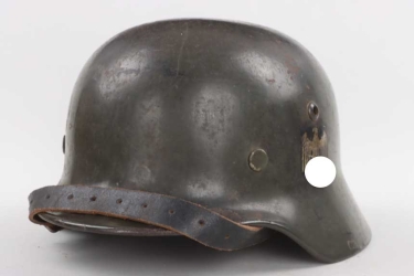 Heer M35 double decal helmet  - EF64