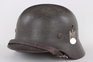 M40 Heer single decal combat helmet, « SE64 »