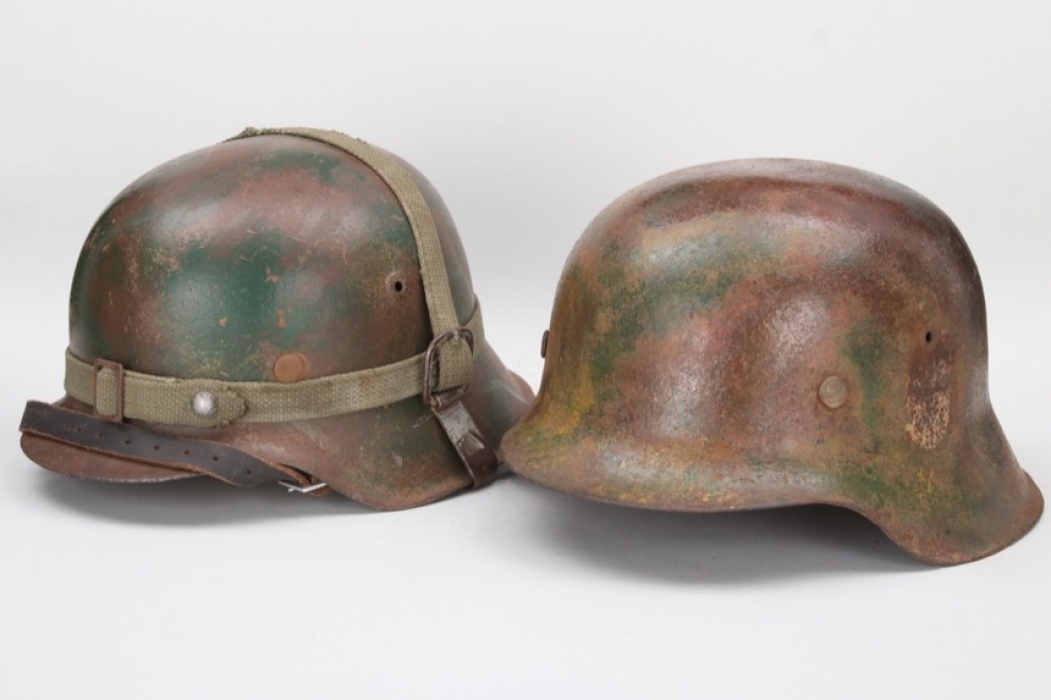 ratisbon's | 2 x Wehrmacht M42 helmets | DISCOVER GENUINE MILITARIA ...