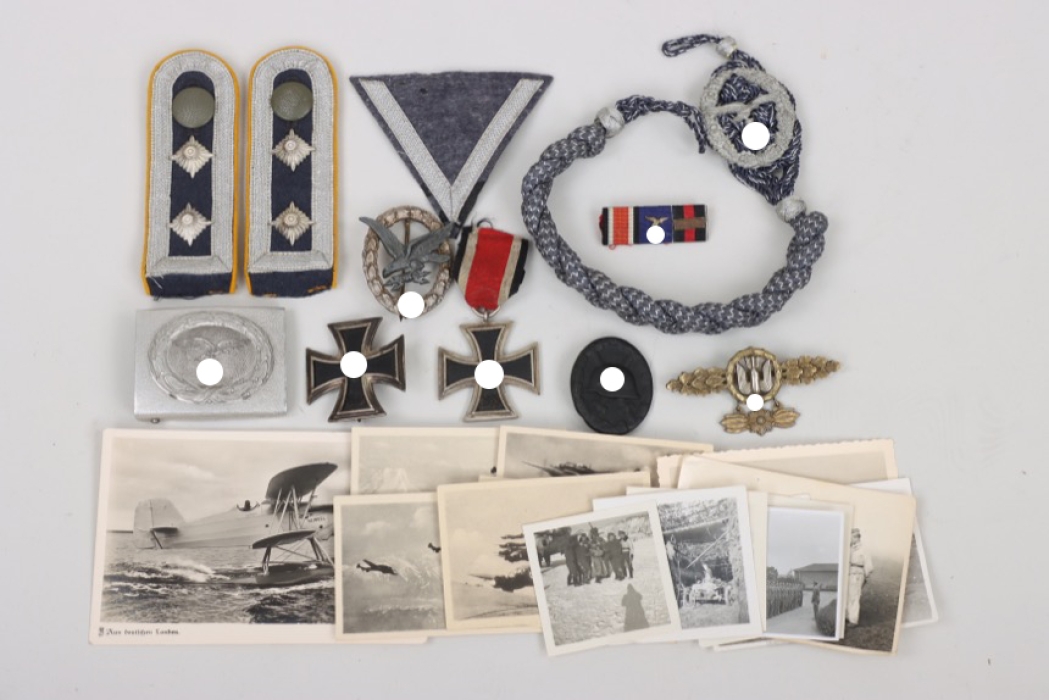 Luftwaffe medal grouping with photos & insignia